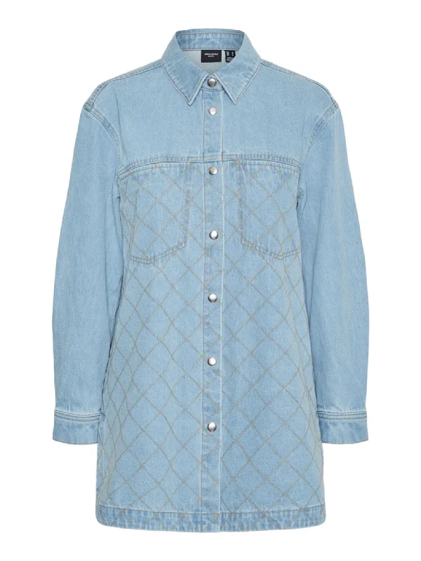 Mayla Denim Skjorte - Light Blue Denim