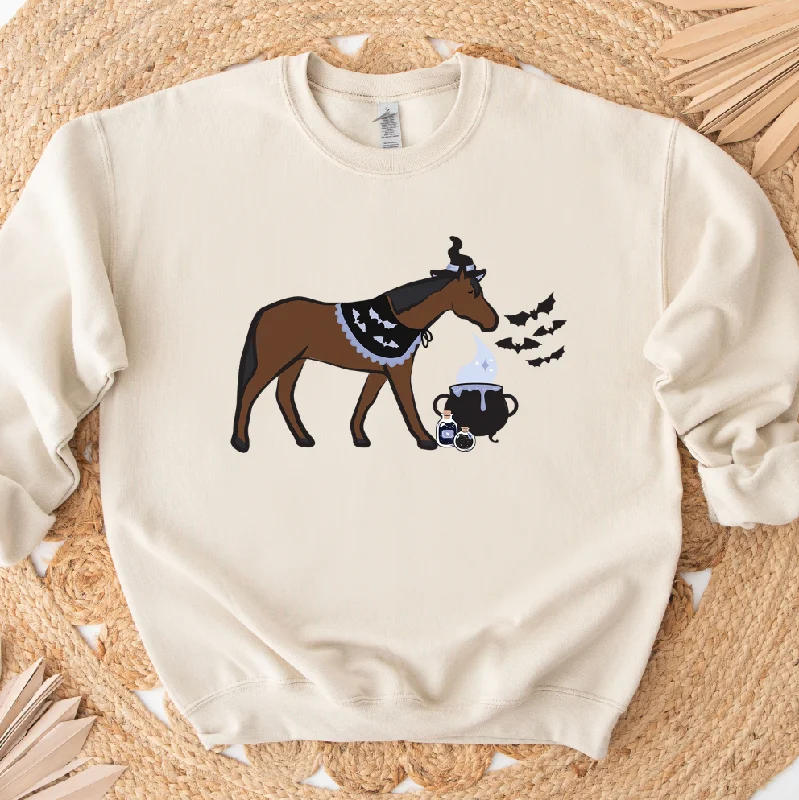 Witch Horse Crewneck (S-3XL) - Multiple Colors!