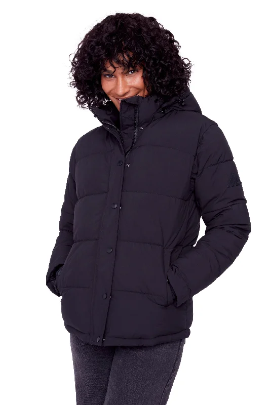 FORILLON | WOMEN'S VEGAN DOWN (RECYCLED) SHORT QUILTED PUFFER JACKET