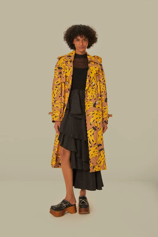 Bossa Banana Trench Coat