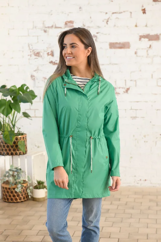 Cara Rain Parka - Seagrass