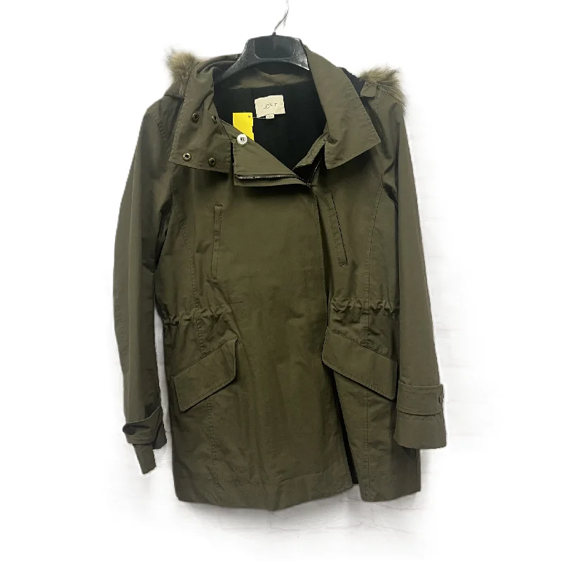 Coat Parka By Loft In Green, Size: M